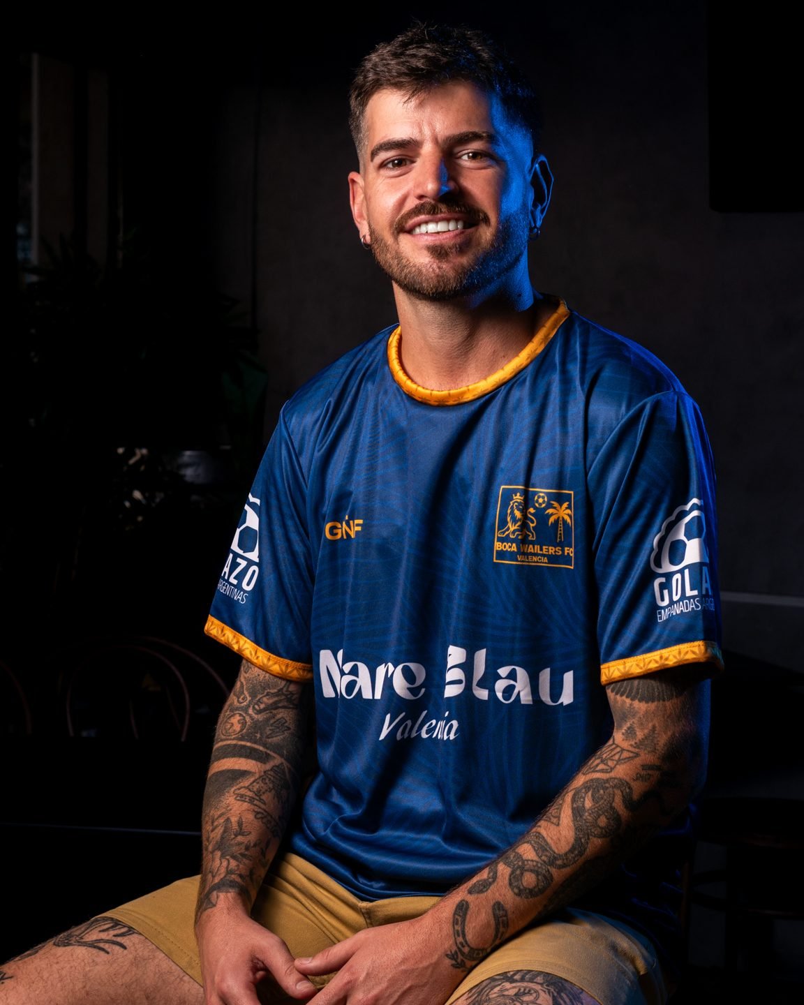 Retrato de jugador de fútbol